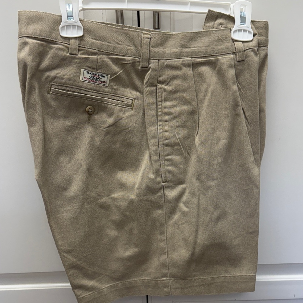 Polo by Ralph Lauren Men's Pleated Flat Front Shorts